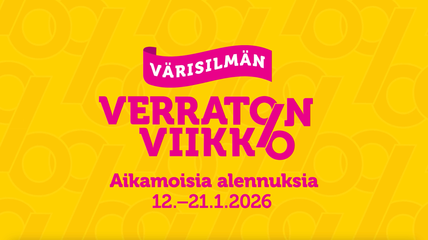 Verraton viikko -kampanjan mainos.