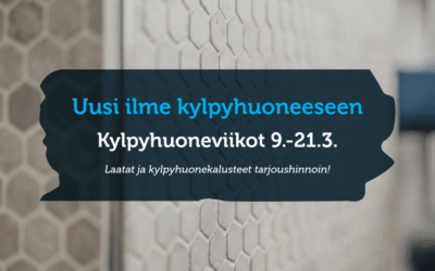 Uusi ilme kylpyhuoneeseen