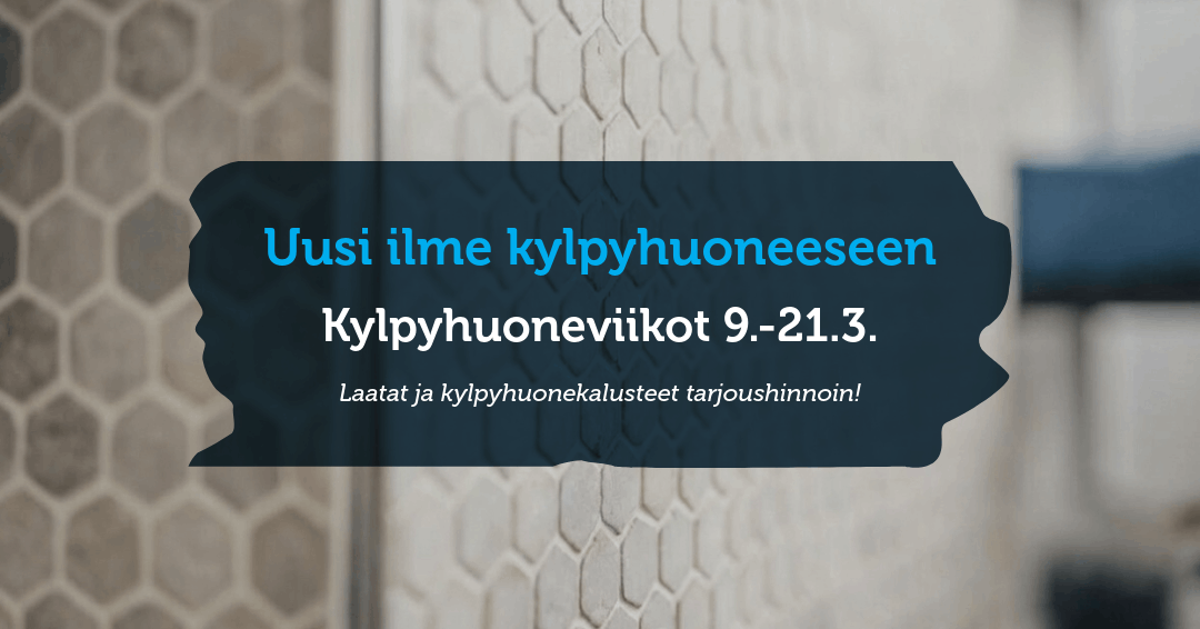 Uusi ilme kylpyhuoneeseen